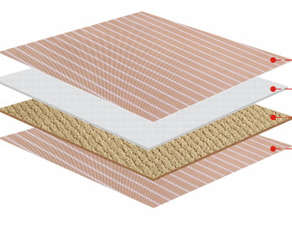 10 cm Thin Pad exploded structure diagram