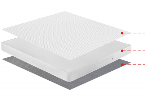 12 cm Thin Pad exploded structure diagram